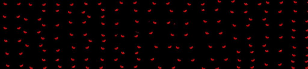 Banner de olhos vermelhos